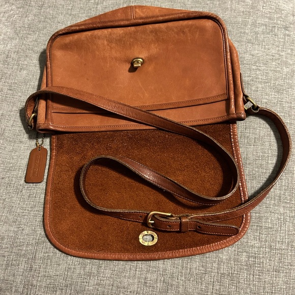 Vintage Coach City Bag #9790 – April 1992 – British Tan – Original Hang Tag - Picture 6 of 14